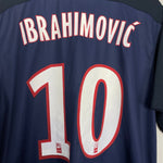 Shop 2015/16 PSG IBRAHIMOVIC #10 HOME SHIRT (XL) NIKE, classic football shirts, vintage football shirts & retro soccer jerseys at Cult Kits
