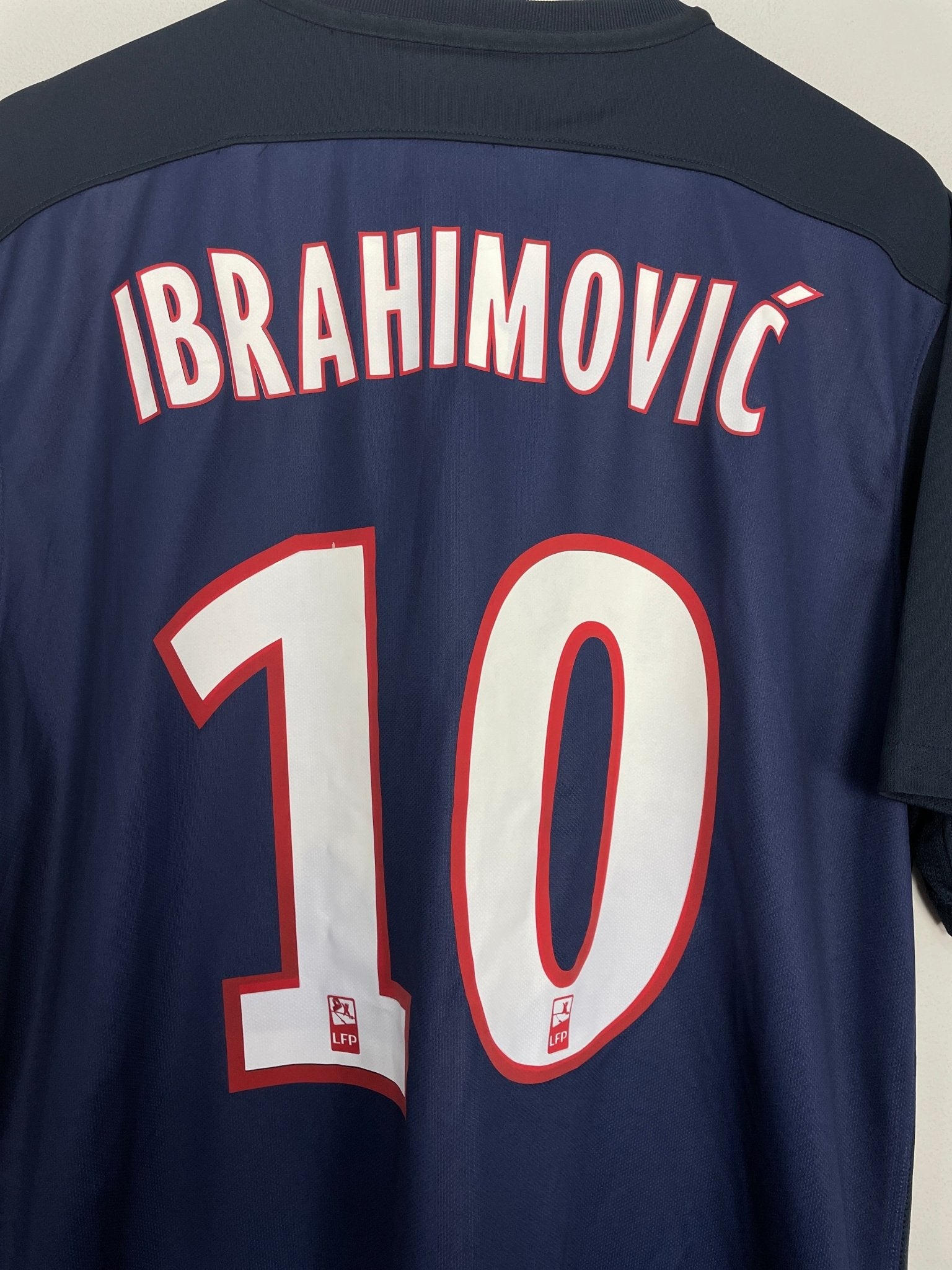 Shop 2015/16 PSG IBRAHIMOVIC #10 HOME SHIRT (XL) NIKE, classic football shirts, vintage football shirts & retro soccer jerseys at Cult Kits