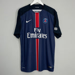 Shop 2015/16 PSG IBRAHIMOVIC #10 HOME SHIRT (XL) NIKE, classic football shirts, vintage football shirts & retro soccer jerseys at Cult Kits