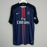 Shop 2015/16 PSG IBRAHIMOVIC #10 HOME SHIRT (XL) NIKE, classic football shirts, vintage football shirts & retro soccer jerseys at Cult Kits