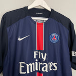 Shop 2015/16 PSG IBRAHIMOVIC #10 HOME SHIRT (XL) NIKE, classic football shirts, vintage football shirts & retro soccer jerseys at Cult Kits