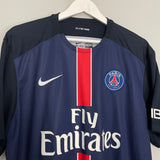 Shop 2015/16 PSG IBRAHIMOVIC #10 HOME SHIRT (XL) NIKE, classic football shirts, vintage football shirts & retro soccer jerseys at Cult Kits