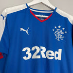 Shop 2015/16 RANGERS HOME SHIRT (L) PUMA, classic football shirts, vintage football shirts & retro soccer jerseys at Cult Kits