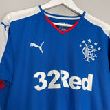 Shop 2015/16 RANGERS HOME SHIRT (L) PUMA, classic football shirts, vintage football shirts & retro soccer jerseys at Cult Kits