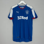 Shop 2015/16 RANGERS HOME SHIRT (L) PUMA, classic football shirts, vintage football shirts & retro soccer jerseys at Cult Kits