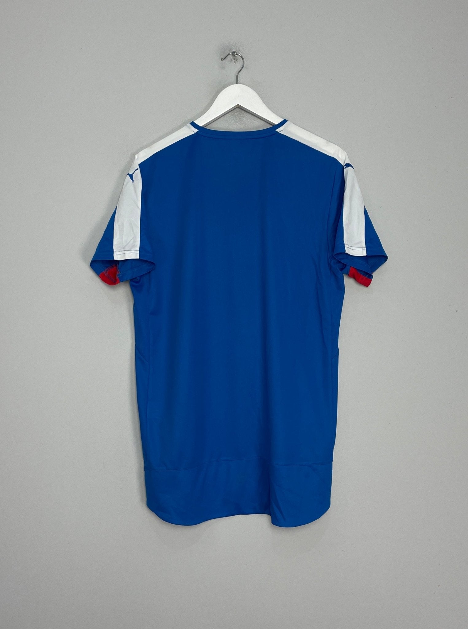 Shop 2015/16 RANGERS HOME SHIRT (L) PUMA, classic football shirts, vintage football shirts & retro soccer jerseys at Cult Kits