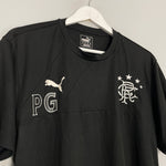 Shop 2015/16 RANGERS PG *STAFF ISSUE* TRAINING SHIRT (XL) PUMA, classic football shirts, vintage football shirts & retro soccer jerseys at Cult Kits
