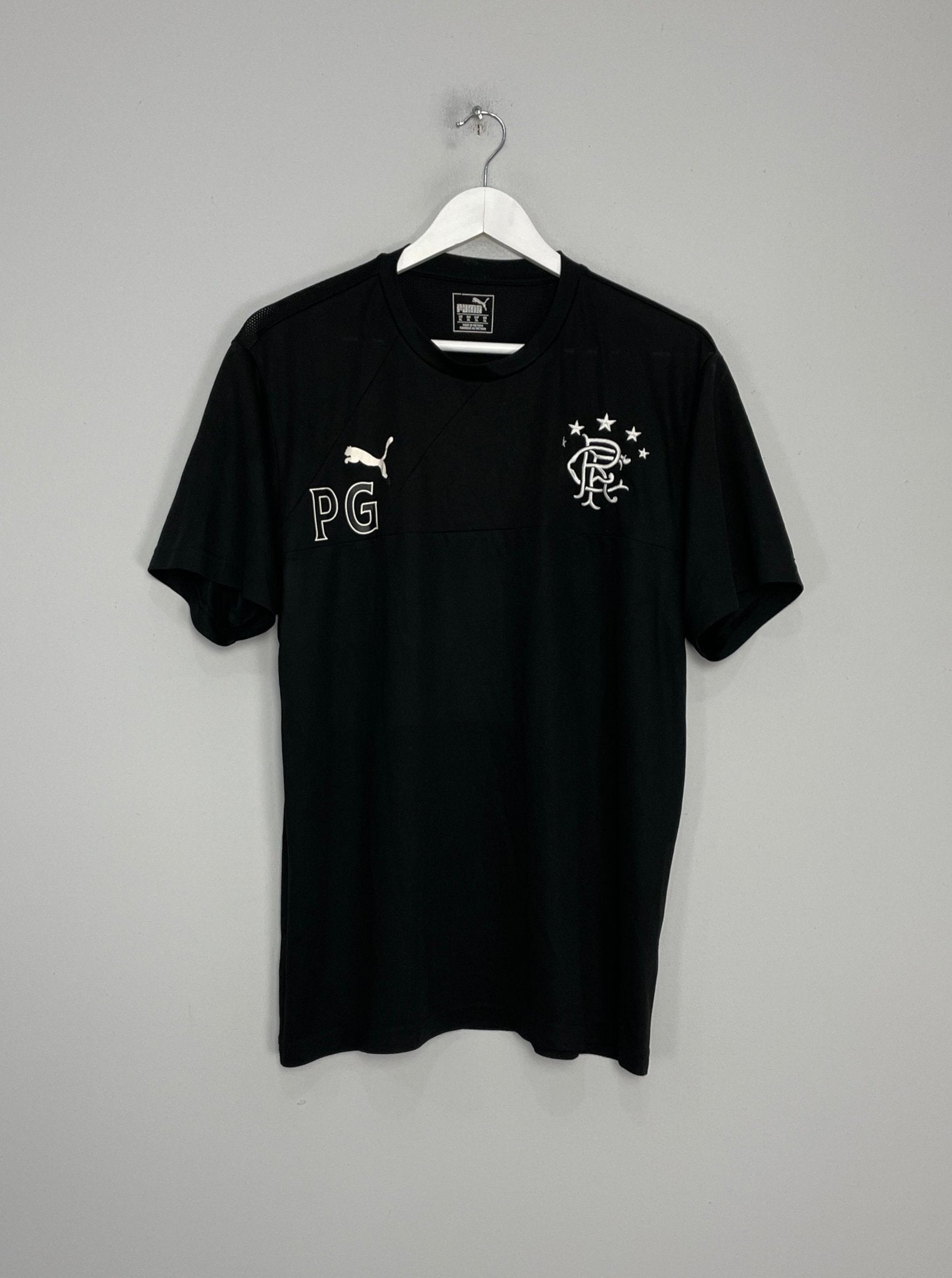 Shop 2015/16 RANGERS PG *STAFF ISSUE* TRAINING SHIRT (XL) PUMA, classic football shirts, vintage football shirts & retro soccer jerseys at Cult Kits