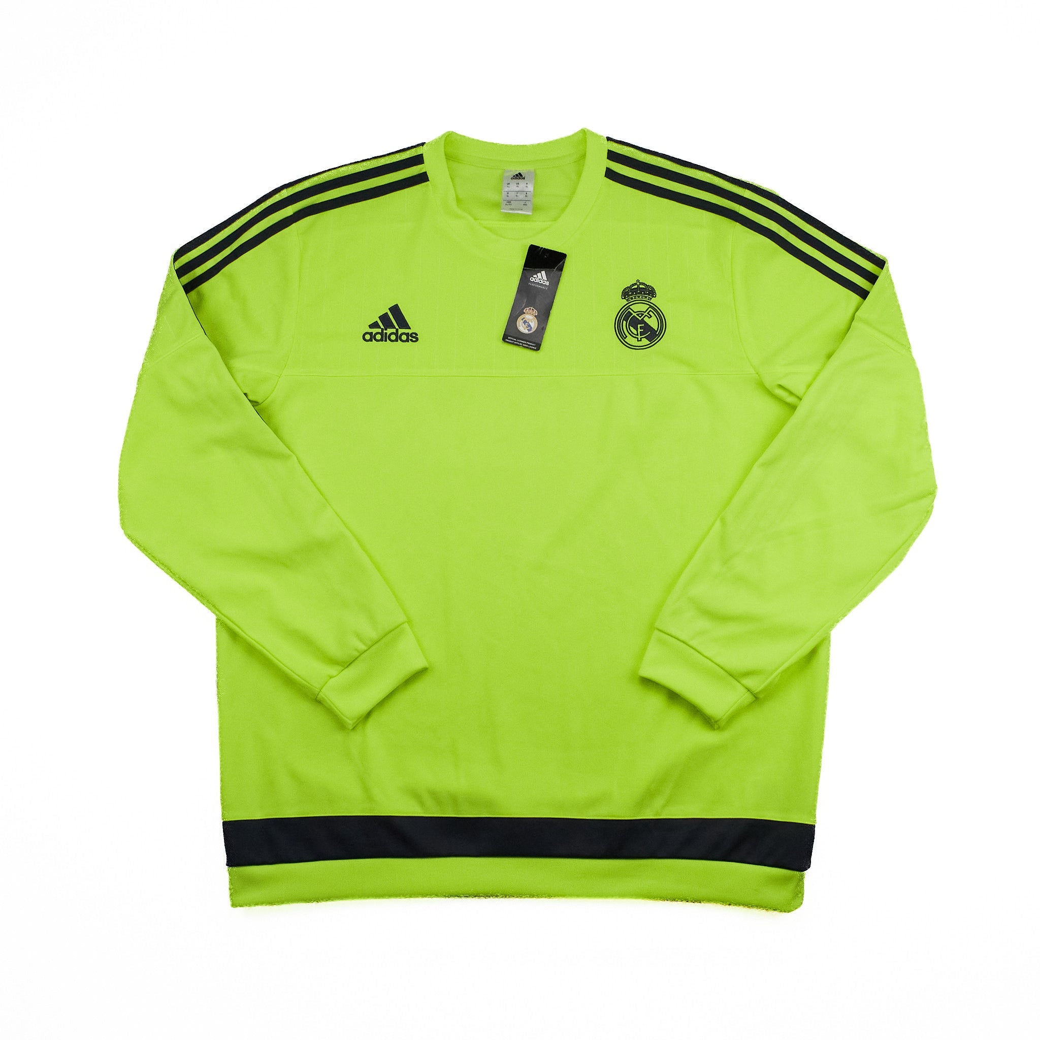 Buy 2015/16 Real Madrid *BNWT* Training Sweatshirt (XL) Adidas ~ Free worldwide shipping ~ Authentic Vintage Football Shirts from Cult Kits