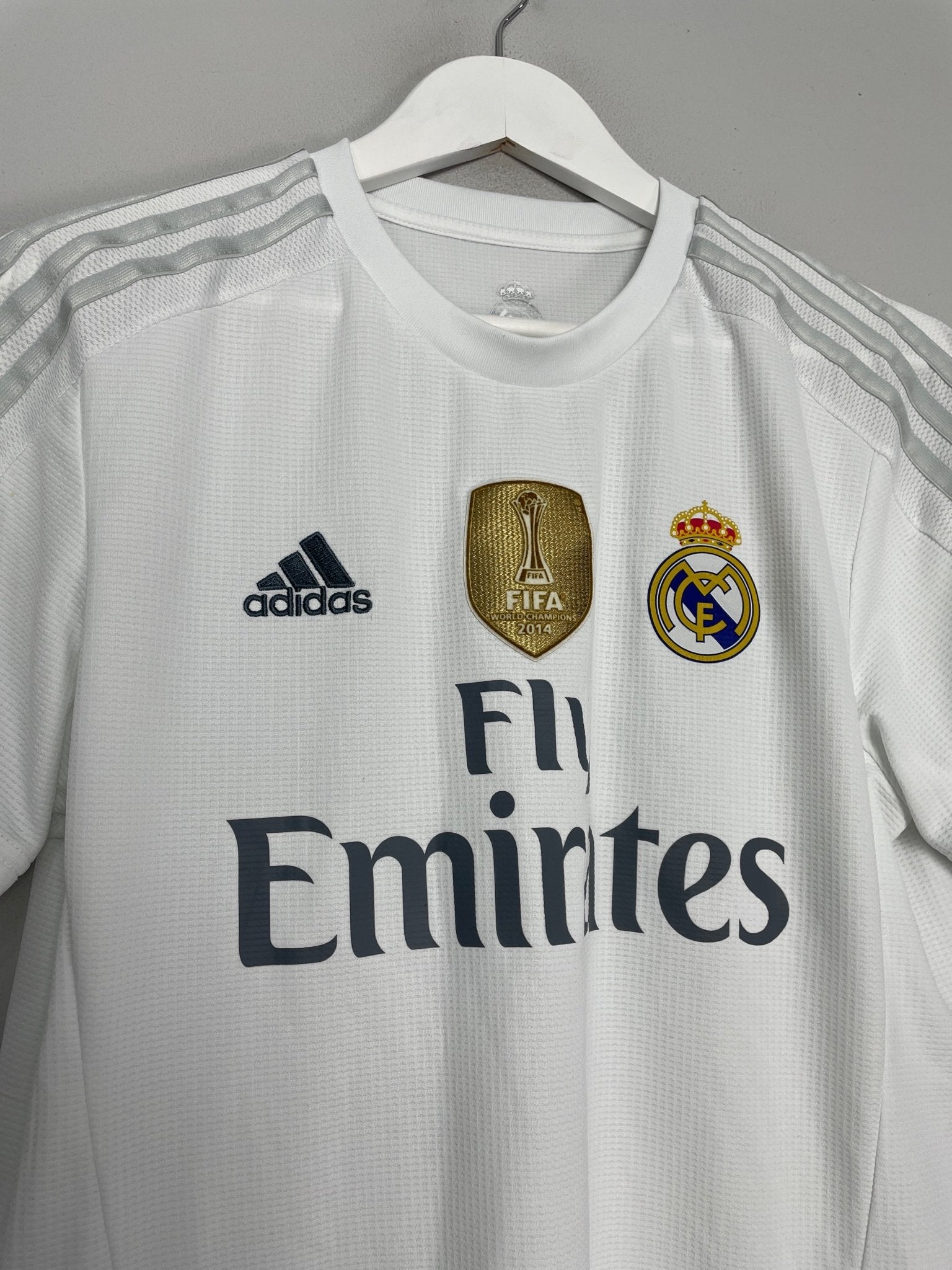 Shop 2015/16 REAL MADRID MARCELO #12 HOME SHIRT (M) ADIDAS, classic football shirts, vintage football shirts & retro soccer jerseys at Cult Kits