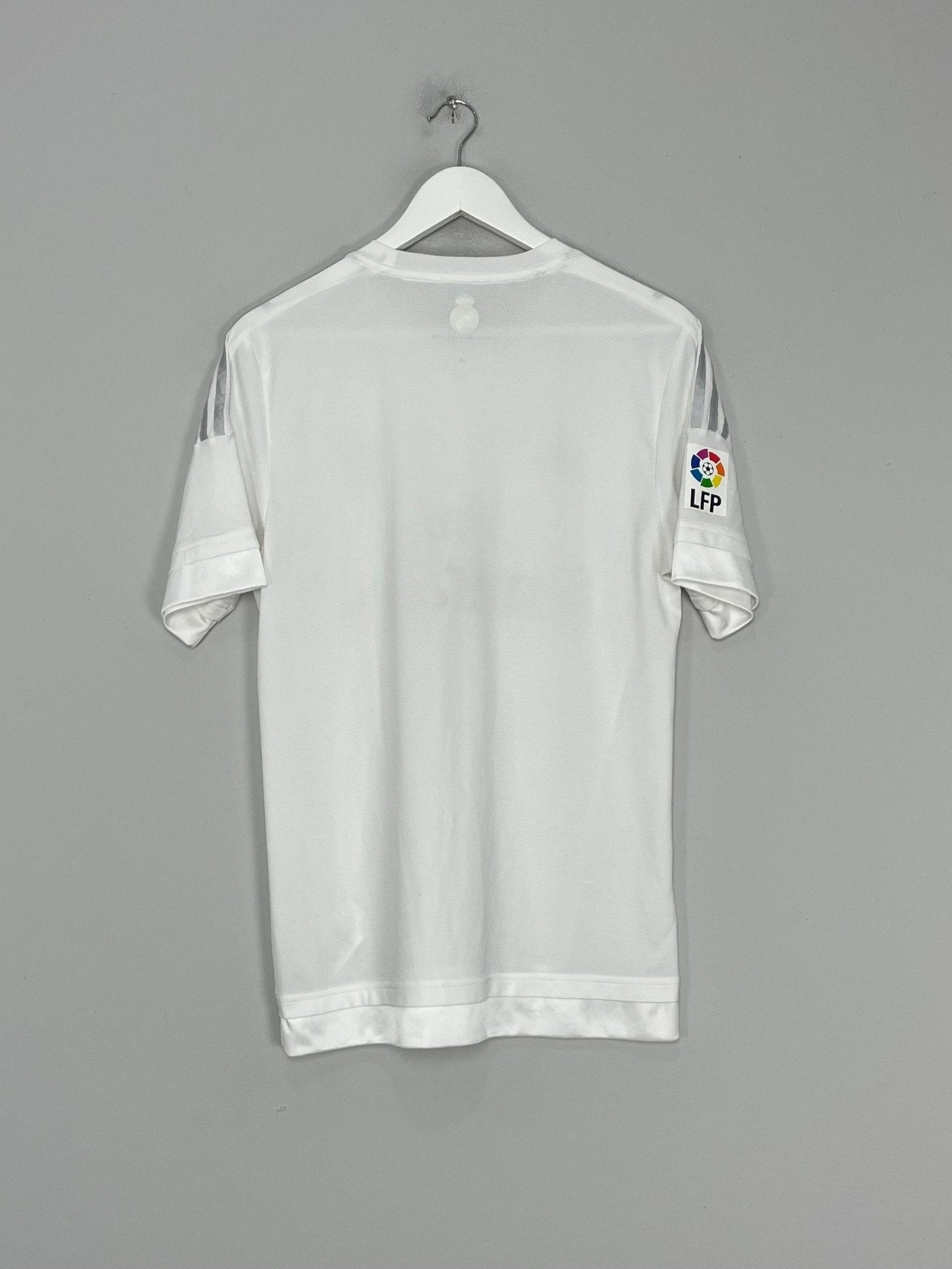 Shop 2015/16 REAL MADRID *PLAYER ISSUE* HOME SHIRT (M) ADIDAS, classic football shirts, vintage football shirts & retro soccer jerseys at Cult Kits