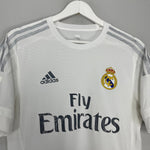 Shop 2015/16 REAL MADRID *PLAYER ISSUE* HOME SHIRT (M) ADIDAS, classic football shirts, vintage football shirts & retro soccer jerseys at Cult Kits
