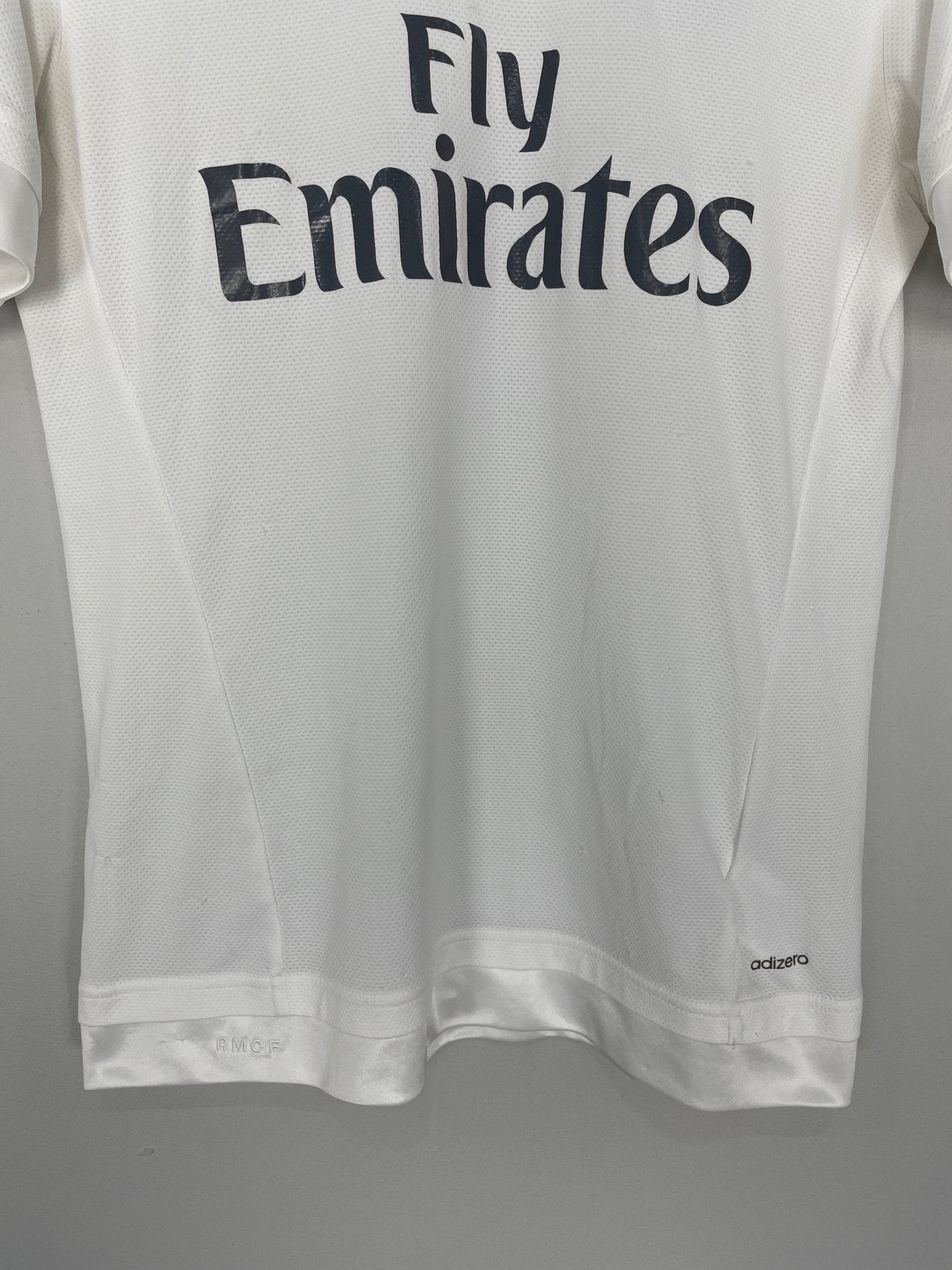 Shop 2015/16 REAL MADRID *PLAYER ISSUE* HOME SHIRT (M) ADIDAS, classic football shirts, vintage football shirts & retro soccer jerseys at Cult Kits