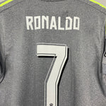 Shop 2015/16 REAL MADRID RONALDO #7 AWAY SHIRT (L) ADIDAS, classic football shirts, vintage football shirts & retro soccer jerseys at Cult Kits