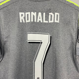 Shop 2015/16 REAL MADRID RONALDO #7 AWAY SHIRT (L) ADIDAS, classic football shirts, vintage football shirts & retro soccer jerseys at Cult Kits