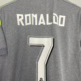 Shop 2015/16 REAL MADRID RONALDO #7 AWAY SHIRT (L) ADIDAS, classic football shirts, vintage football shirts & retro soccer jerseys at Cult Kits