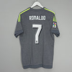 Shop 2015/16 REAL MADRID RONALDO #7 AWAY SHIRT (L) ADIDAS, classic football shirts, vintage football shirts & retro soccer jerseys at Cult Kits