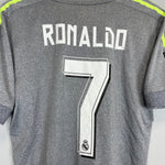 2015/16 REAL MADRID RONALDO 7 AWAY SHIRT (M) ADIDAS - Cult Kits - Medium - Buy Vintage Football Shirts, Authentic Retro Football Shirts For Sale, Classic Football Shirts & Soccer Jersey