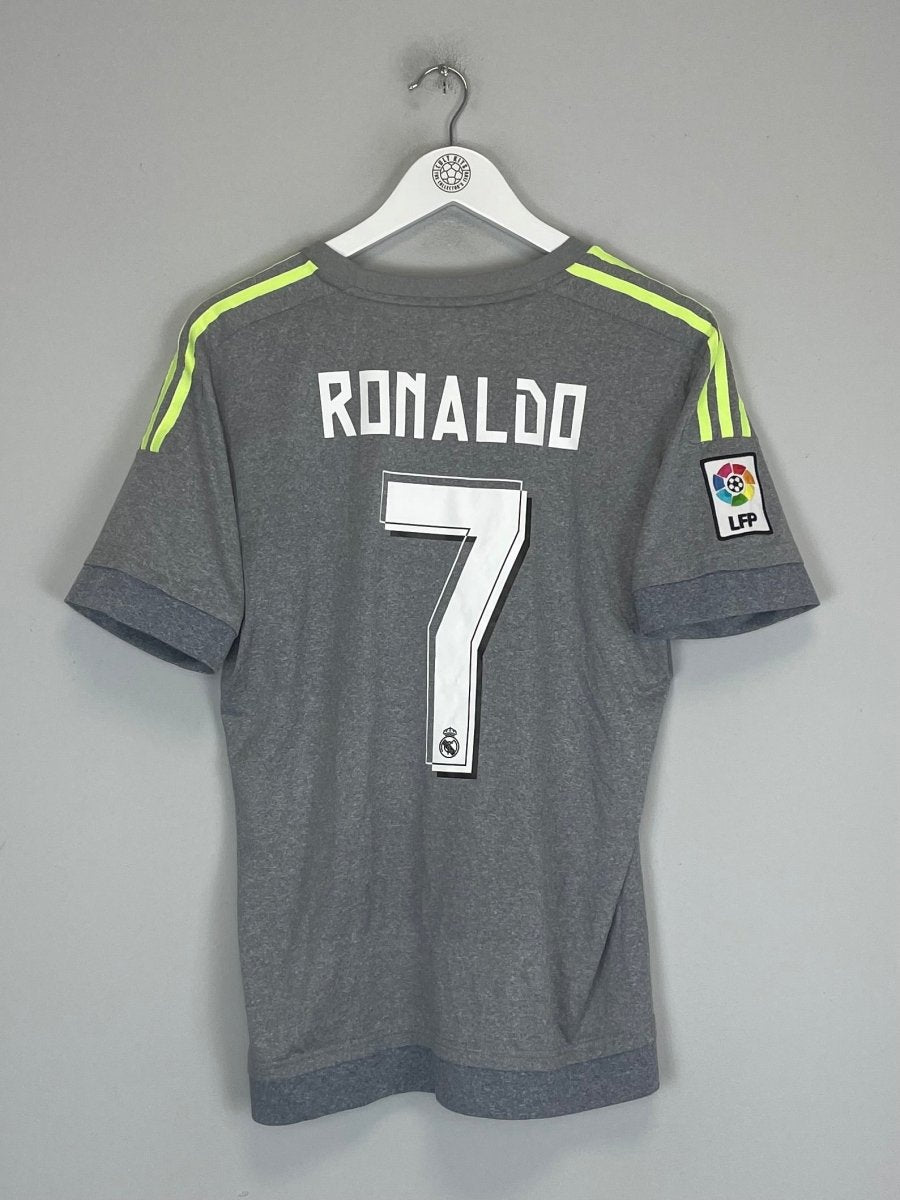 2015/16 REAL MADRID RONALDO 7 AWAY SHIRT (M) ADIDAS - Cult Kits - Medium - Buy Vintage Football Shirts, Authentic Retro Football Shirts For Sale, Classic Football Shirts & Soccer Jersey