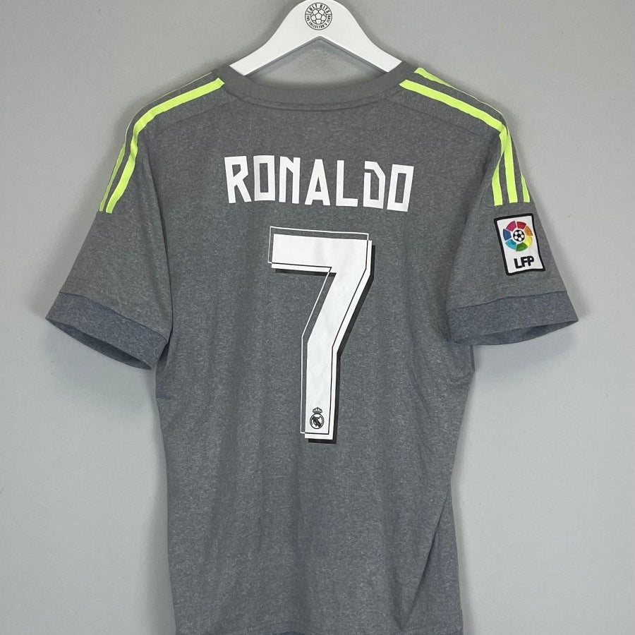 2015/16 REAL MADRID RONALDO 7 AWAY SHIRT (M) ADIDAS - Cult Kits - Medium - Buy Vintage Football Shirts, Authentic Retro Football Shirts For Sale, Classic Football Shirts & Soccer Jersey