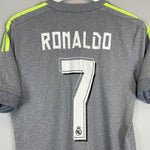 2015/16 REAL MADRID RONALDO 7 AWAY SHIRT (S) ADIDAS - Cult Kits - Small - Buy Vintage Football Shirts, Authentic Retro Football Shirts For Sale, Classic Football Shirts & Soccer Jersey