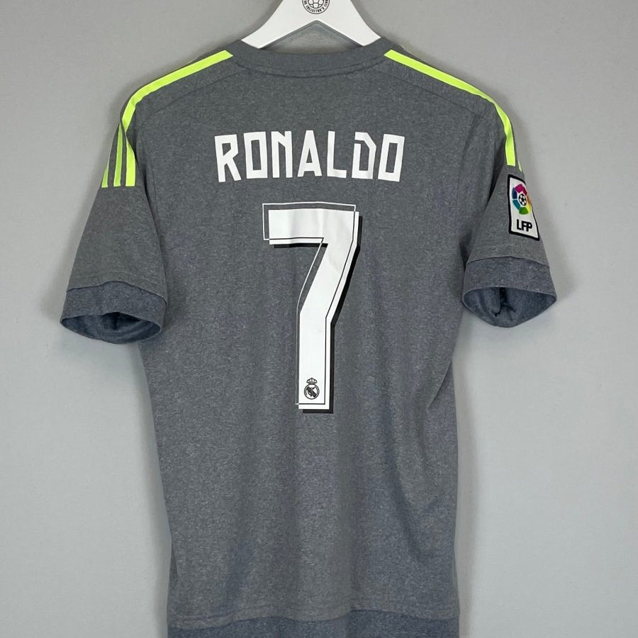 2015/16 REAL MADRID RONALDO 7 AWAY SHIRT (S) ADIDAS - Cult Kits - Small - Buy Vintage Football Shirts, Authentic Retro Football Shirts For Sale, Classic Football Shirts & Soccer Jersey