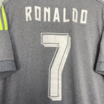Shop 2015/16 REAL MADRID RONALDO #7 AWAY SHIRT (XL) ADIDAS, classic football shirts, vintage football shirts & retro soccer jerseys at Cult Kits