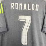 Shop 2015/16 REAL MADRID RONALDO #7 AWAY SHIRT (XL) ADIDAS, classic football shirts, vintage football shirts & retro soccer jerseys at Cult Kits