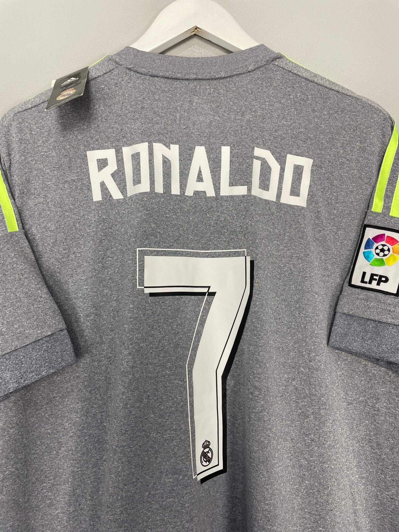 Shop 2015/16 REAL MADRID RONALDO #7 *BNWT* AWAY SHIRT (XL) ADIDAS, classic football shirts, vintage football shirts & retro soccer jerseys at Cult Kits