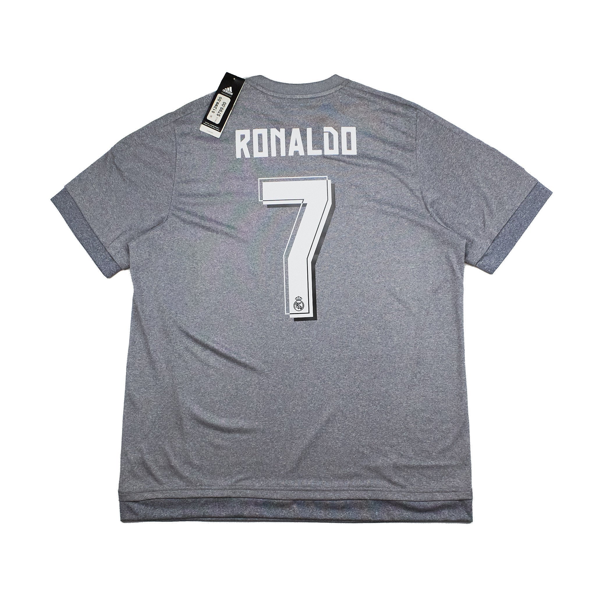 Buy 2015/16 Real Madrid Ronaldo 7 BNWT Away Shirt (XL) Adidas ~ Free worldwide shipping ~ Authentic Vintage Football Shirts from Cult Kits