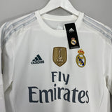 Shop 2015/16 REAL MADRID RONALDO #7 *BNWT* L/S HOME SHIRT (L) ADIDAS, classic football shirts, vintage football shirts & retro soccer jerseys at Cult Kits
