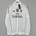 Shop 2015/16 REAL MADRID RONALDO #7 *BNWT* L/S HOME SHIRT (L) ADIDAS, classic football shirts, vintage football shirts & retro soccer jerseys at Cult Kits