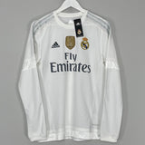 Shop 2015/16 REAL MADRID RONALDO #7 *BNWT* L/S HOME SHIRT (L) ADIDAS, classic football shirts, vintage football shirts & retro soccer jerseys at Cult Kits