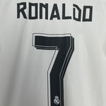 Shop 2015/16 REAL MADRID RONALDO #7 C/L HOME SHIRT (M) ADIDAS, classic football shirts, vintage football shirts & retro soccer jerseys at Cult Kits