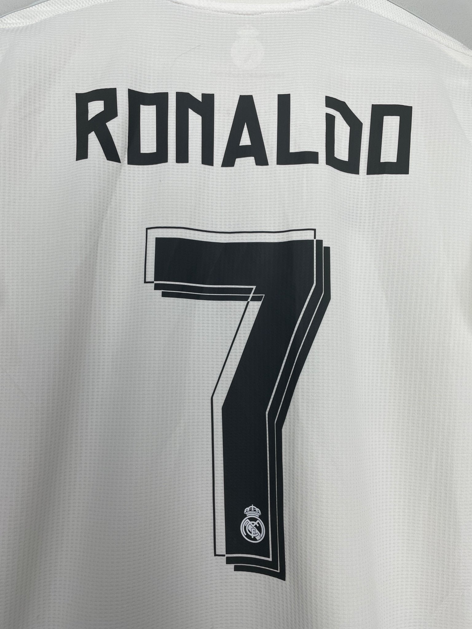 Shop 2015/16 REAL MADRID RONALDO #7 C/L HOME SHIRT (M) ADIDAS, classic football shirts, vintage football shirts & retro soccer jerseys at Cult Kits