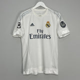 Shop 2015/16 REAL MADRID RONALDO #7 C/L HOME SHIRT (M) ADIDAS, classic football shirts, vintage football shirts & retro soccer jerseys at Cult Kits