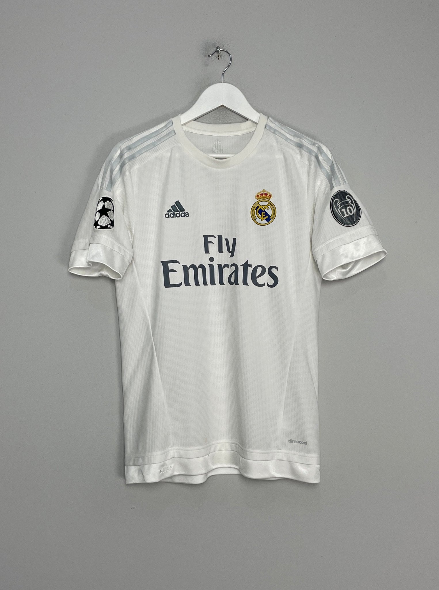 Shop 2015/16 REAL MADRID RONALDO #7 C/L HOME SHIRT (M) ADIDAS, classic football shirts, vintage football shirts & retro soccer jerseys at Cult Kits