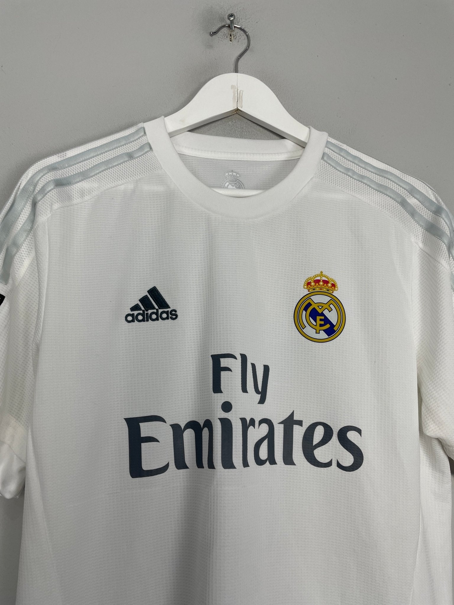 Shop 2015/16 REAL MADRID RONALDO #7 HOME SHIRT (L) ADIDAS, classic football shirts, vintage football shirts & retro soccer jerseys at Cult Kits
