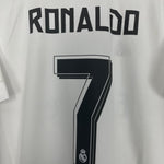 Shop 2015/16 REAL MADRID RONALDO #7 HOME SHIRT (L) ADIDAS, classic football shirts, vintage football shirts & retro soccer jerseys at Cult Kits