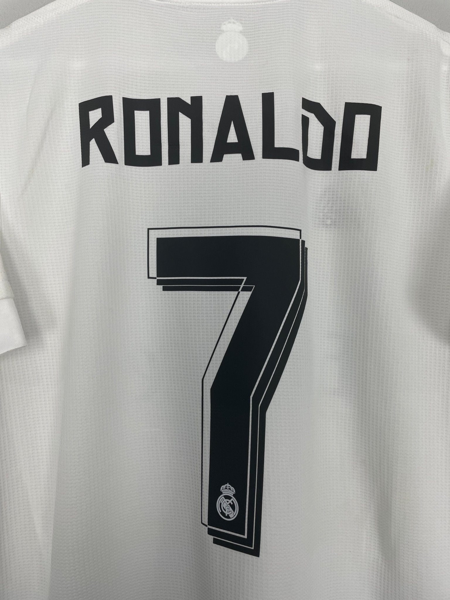 Shop 2015/16 REAL MADRID RONALDO #7 HOME SHIRT (L) ADIDAS, classic football shirts, vintage football shirts & retro soccer jerseys at Cult Kits