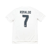 Buy 2015/16 Real Madrid Ronaldo 7 Home Shirt (M) Adidas ~ Free worldwide shipping ~ Authentic Vintage Football Shirts from Cult Kits