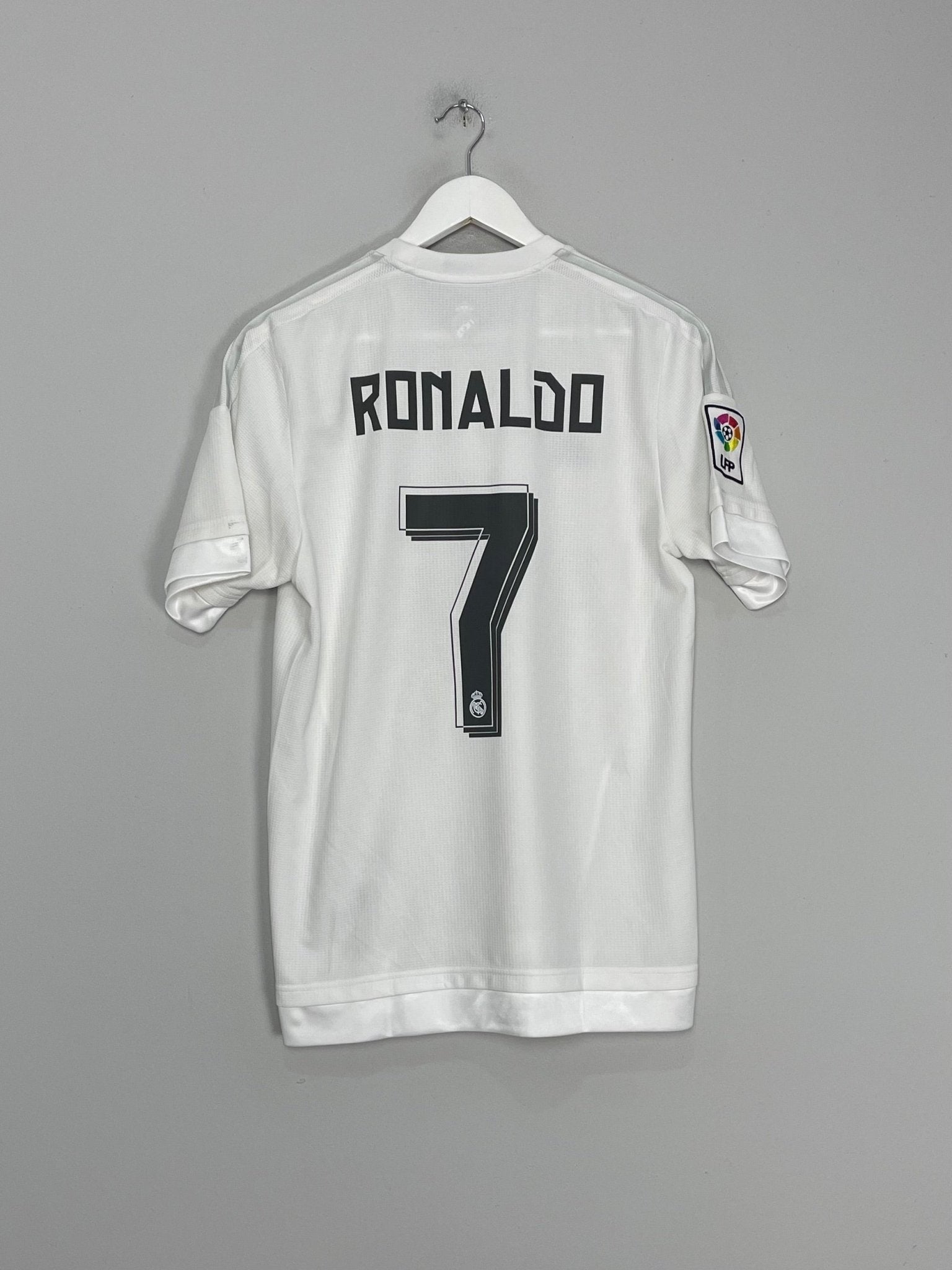 Shop 2015/16 REAL MADRID RONALDO #7 HOME SHIRT (S) ADIDAS, classic football shirts, vintage football shirts & retro soccer jerseys at Cult Kits