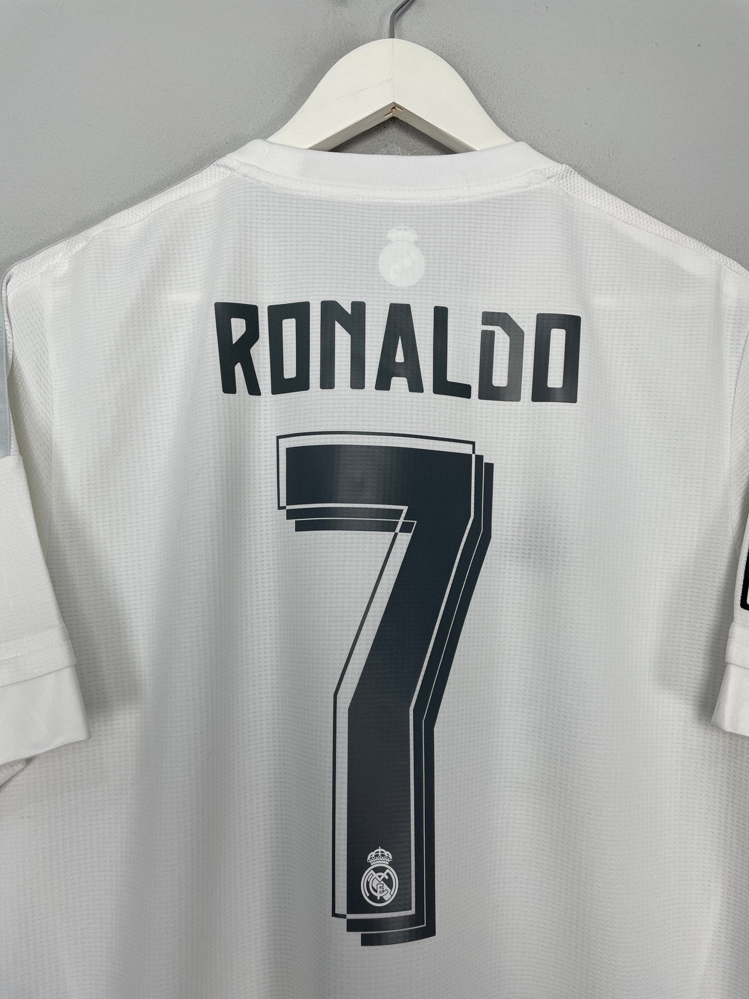 Shop 2015/16 REAL MADRID RONALDO #7 HOME SHIRT (XL) ADIDAS, classic football shirts, vintage football shirts & retro soccer jerseys at Cult Kits