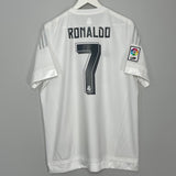 Shop 2015/16 REAL MADRID RONALDO #7 HOME SHIRT (XL) ADIDAS, classic football shirts, vintage football shirts & retro soccer jerseys at Cult Kits