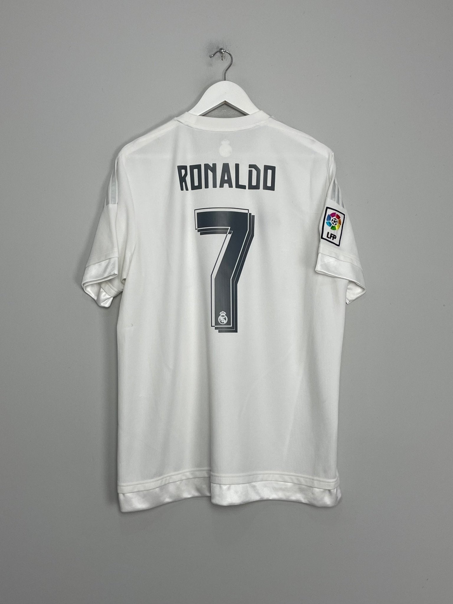 Shop 2015/16 REAL MADRID RONALDO #7 HOME SHIRT (XL) ADIDAS, classic football shirts, vintage football shirts & retro soccer jerseys at Cult Kits