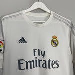 Shop 2015/16 REAL MADRID RONALDO #7 L/S HOME SHIRT (L) ADIDAS, classic football shirts, vintage football shirts & retro soccer jerseys at Cult Kits