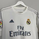 Shop 2015/16 REAL MADRID RONALDO #7 L/S HOME SHIRT (L) ADIDAS, classic football shirts, vintage football shirts & retro soccer jerseys at Cult Kits