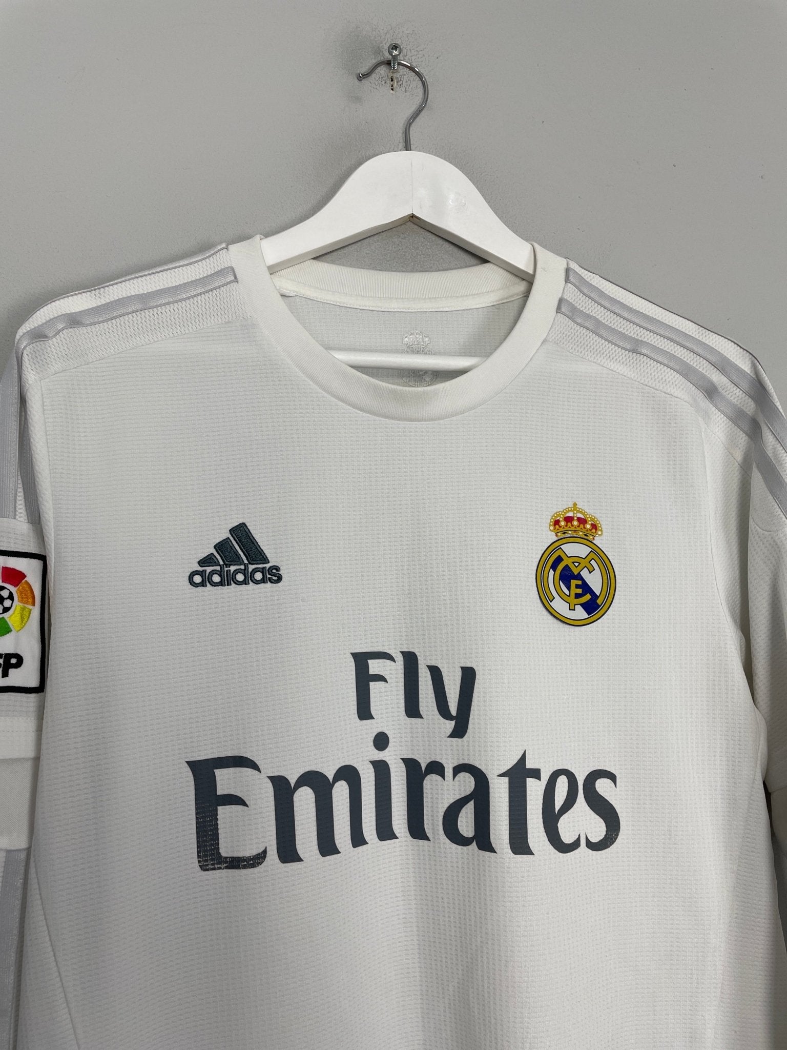 Shop 2015/16 REAL MADRID RONALDO #7 L/S HOME SHIRT (L) ADIDAS, classic football shirts, vintage football shirts & retro soccer jerseys at Cult Kits