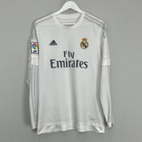 Shop 2015/16 REAL MADRID RONALDO #7 L/S HOME SHIRT (L) ADIDAS, classic football shirts, vintage football shirts & retro soccer jerseys at Cult Kits