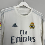 Shop 2015/16 REAL MADRID RONALDO #7 L/S HOME SHIRT (M) ADIDAS, classic football shirts, vintage football shirts & retro soccer jerseys at Cult Kits